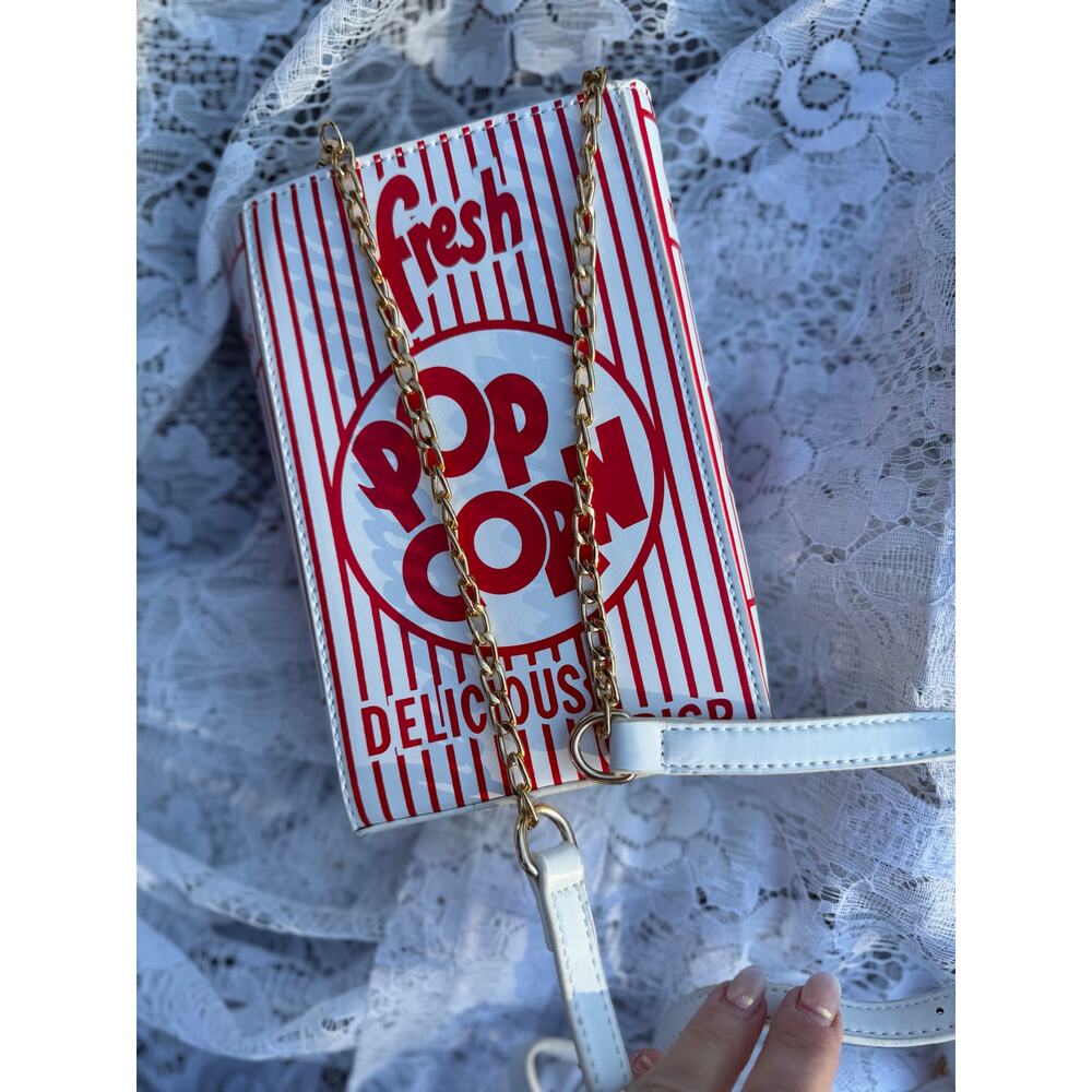 Popcorn Box Novelty Crossbody Bag